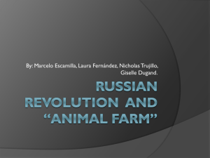 Russian Revolution and *Animal farm