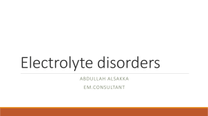 Electrolyte Disorders for EDDP2015-11