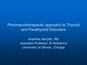 Thyroid&Parathyroid... - University of Illinois at Chicago