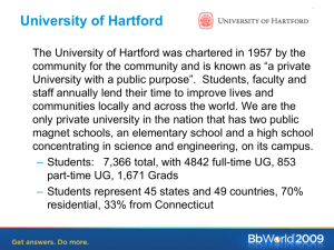Faculty World View - University of Hartford's Academic Web Server