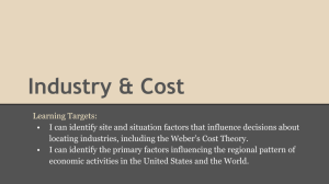 Industry & Cost