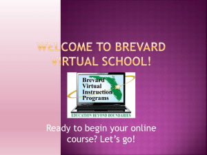 Welcome to Brevard Virtual School!