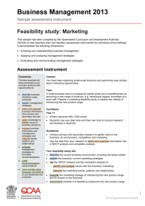 Business Management 2013 Sample assessment instrument