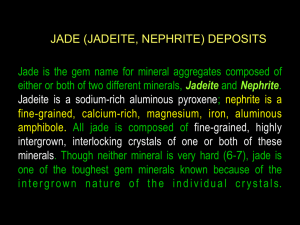 jade - Geological Sciences, CMU