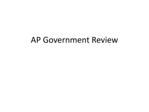 AP Government Review Units 1-6