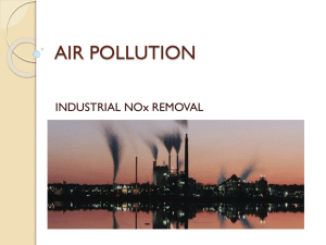 Industrial NOx Removal