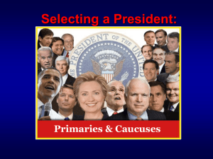 Primaries / Caucuses