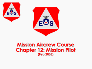 CAP Mission Pilot Course slides - CAP