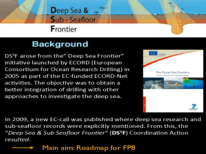 Sea Floor Drills
