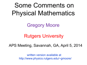Gregory Moore - Rutgers University