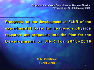ppt - JINR FLNR