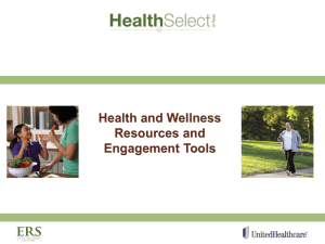 Health and Wellness Resources and Engagement Tools (Gowens).