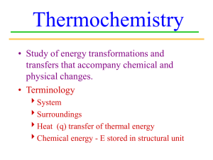 Brown Thermochemistry Presentation