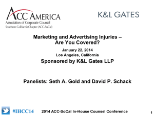 1 2014 ACC-SoCal In-House Counsel Conference