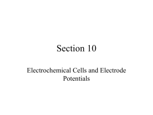 Section 10 Electrochemistry(powerpoint)