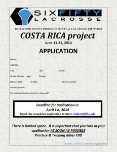 Deadline for application is