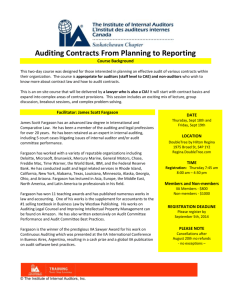 Sask Contract Auditing Course - Sept 18 and 19