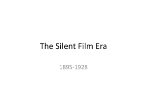 Section 1: Silent Film Era
