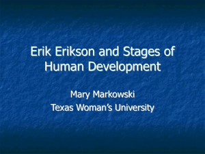 Erik Erikson and Adolescent Stages of