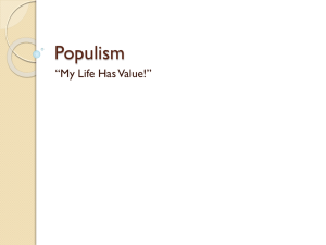 Populism PPT