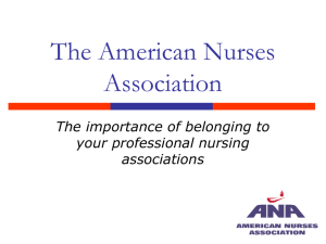 Who are ANA's Members? - American Nurses Association