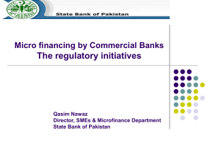 Commercial Banking Guidelines to venture into Microfinance