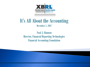 It's All About the Accounting