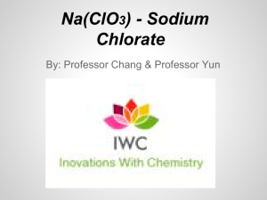 Na(ClO3) - Sodium Chlorate