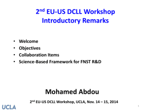 Introduction to workshop