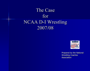 Powerpoint - National Wrestling Coaches Association