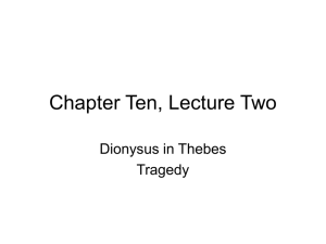 Chapter Ten, Lecture One