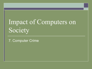 Impact of Computers on Society
