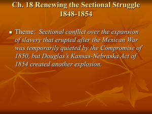 Kansas-Nebraska Act 1854