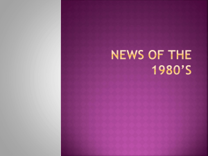 News of The 1980*s - Beavercreek City School District