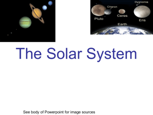Solar System - Bellevue ISD