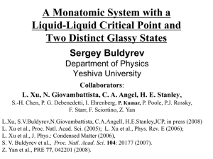 Liquid-liquid critical point and thermodynamic anomalies