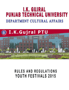 new rules and regulations for youth festivals