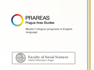 PPT_PRAREAS - Department for Studies in Foreign Languages