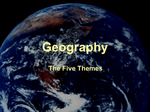 5 Themes of Geography PPP