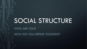 social structure - Montville Township School District