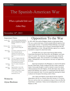 Events Leading To the Spanish