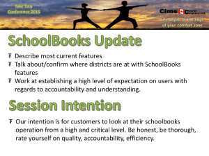 SchoolBooks Update