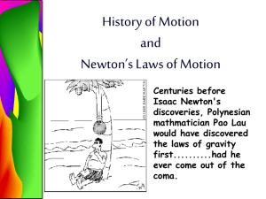 History of Motion