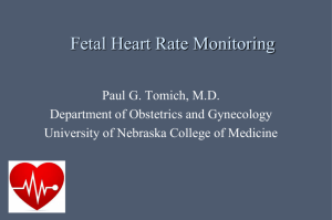fetal heart rate monitoring