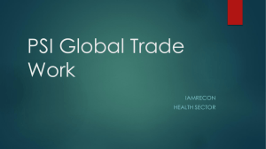 PSI Global Trade Work