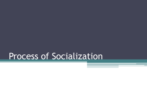 4.02 Process of Socialization