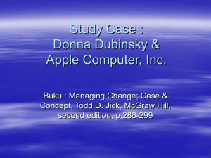 Donna Dubinsky & Apple Computer, Inc.