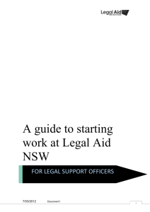 - Legal Aid NSW