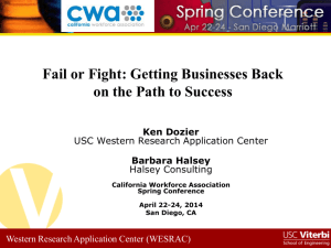 Barbara Halsey - California Workforce Association