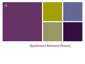 Spykman's Rimland Theory - geography-bbs2